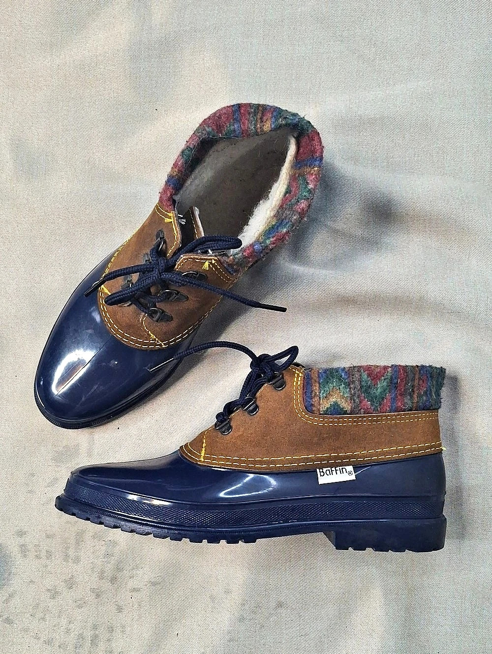 Baffin Women's Winter Boots Blue & Brown